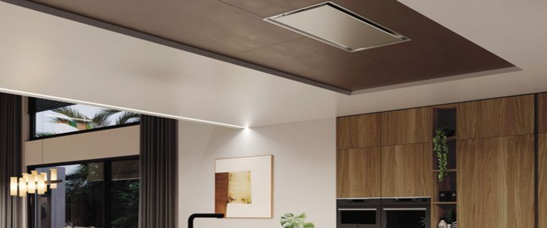 90cm kitchen ceiling cooker hoods
